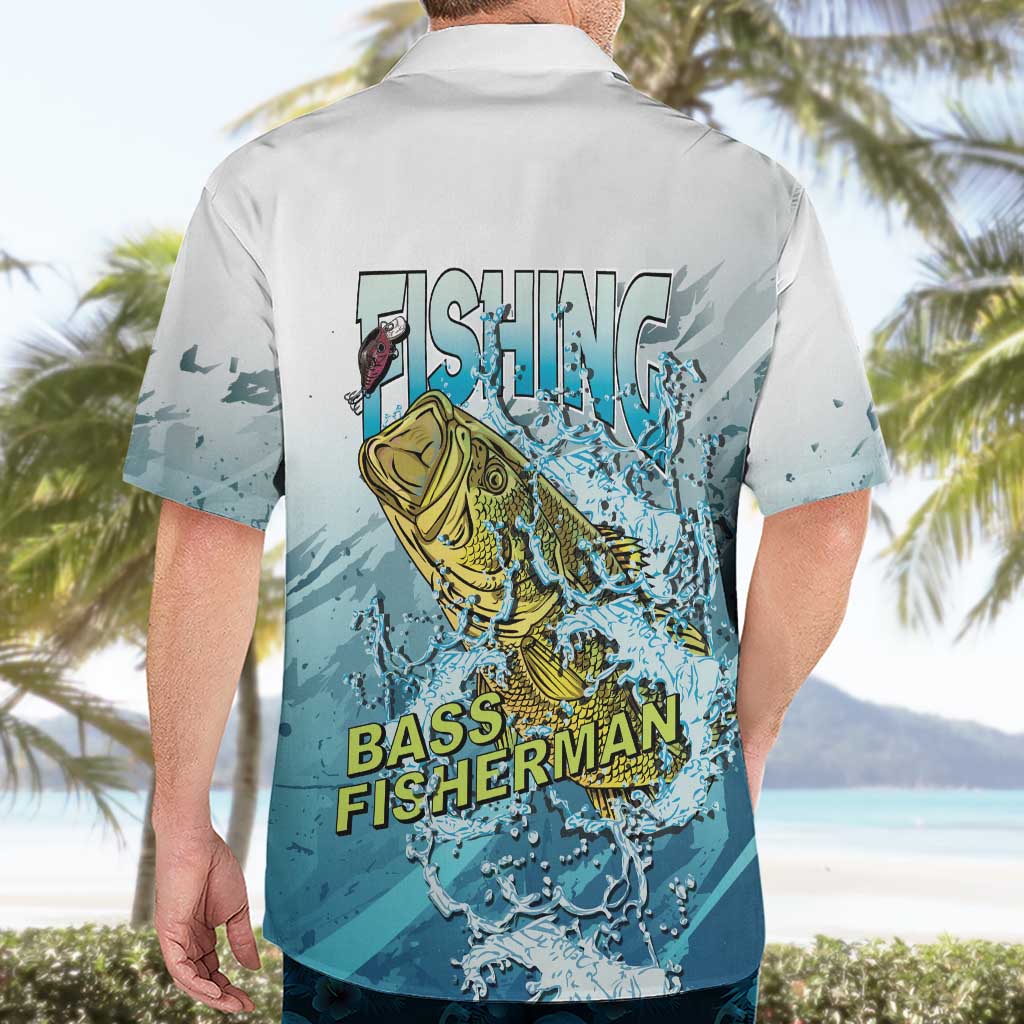 Bass Fishing Vintage Hawaiian Shirt - Wonder Print Shop