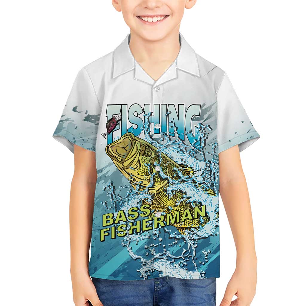 Bass Fishing Vintage Hawaiian Shirt - Wonder Print Shop