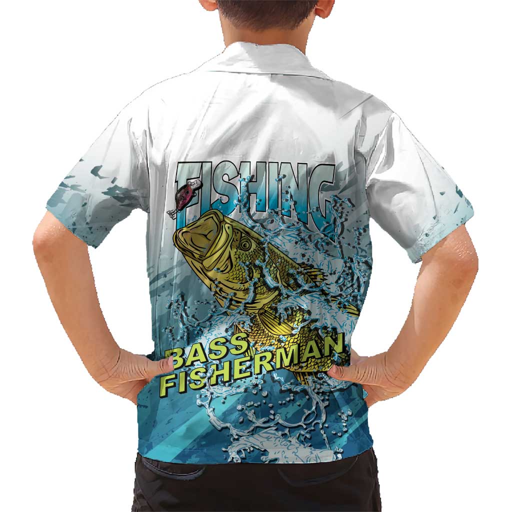 Bass Fishing Vintage Hawaiian Shirt - Wonder Print Shop