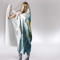 Bass Fishing Vintage Hooded Blanket - Wonder Print Shop