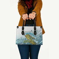 Bass Fishing Vintage Leather Bag - Wonder Print Shop
