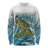 Bass Fishing Vintage Long Sleeve Shirt - Wonder Print Shop
