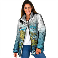 Bass Fishing Vintage Padded Jacket - Wonder Print Shop