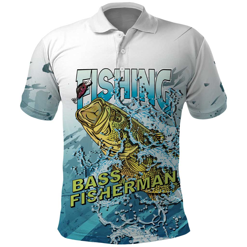 Bass Fishing Vintage Polo Shirt - Wonder Print Shop