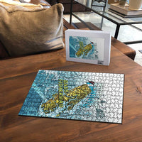 Bass Fishing Vintage Puzzle - Wonder Print Shop