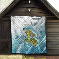 Bass Fishing Vintage Quilt - Wonder Print Shop