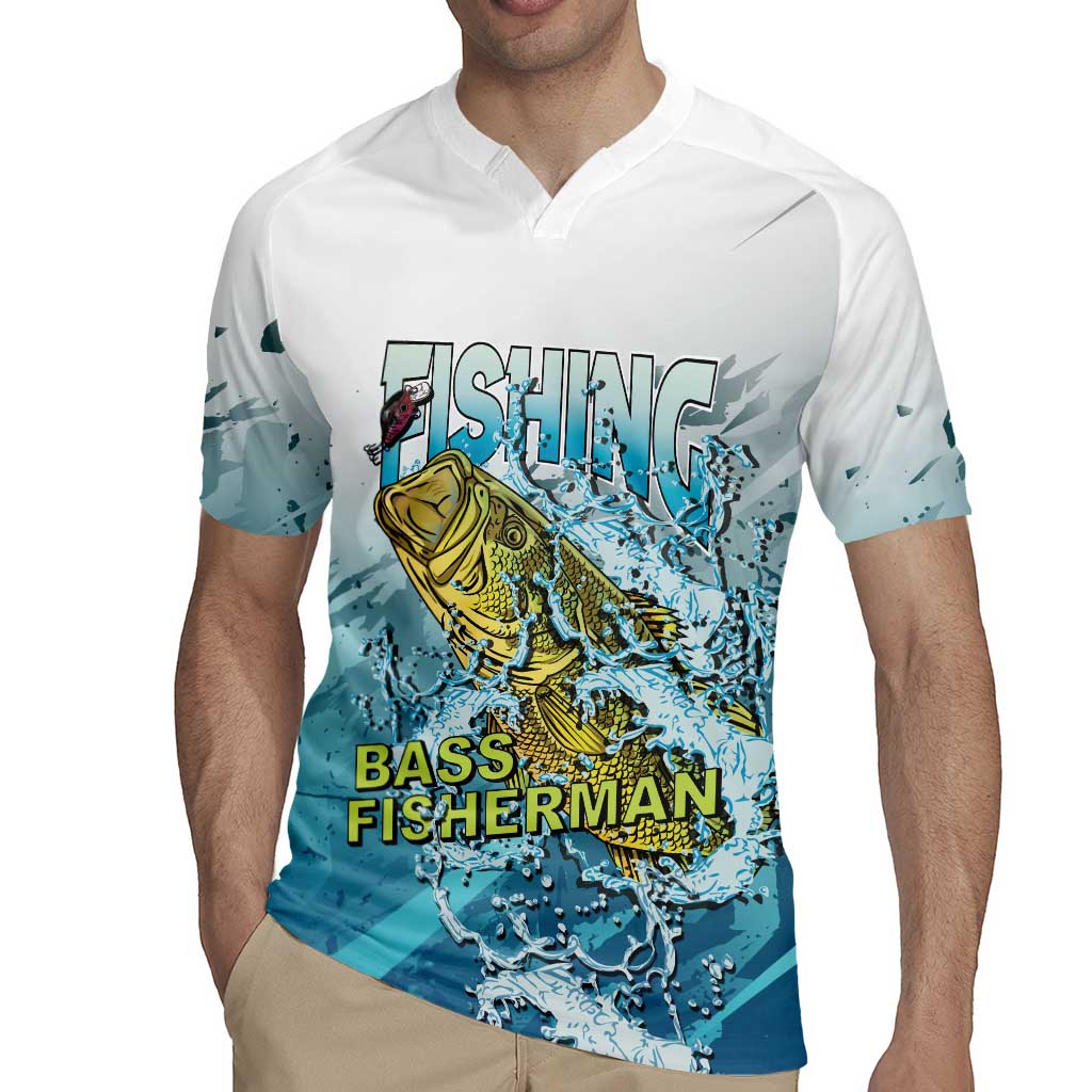 Bass Fishing Vintage Rugby Jersey - Wonder Print Shop