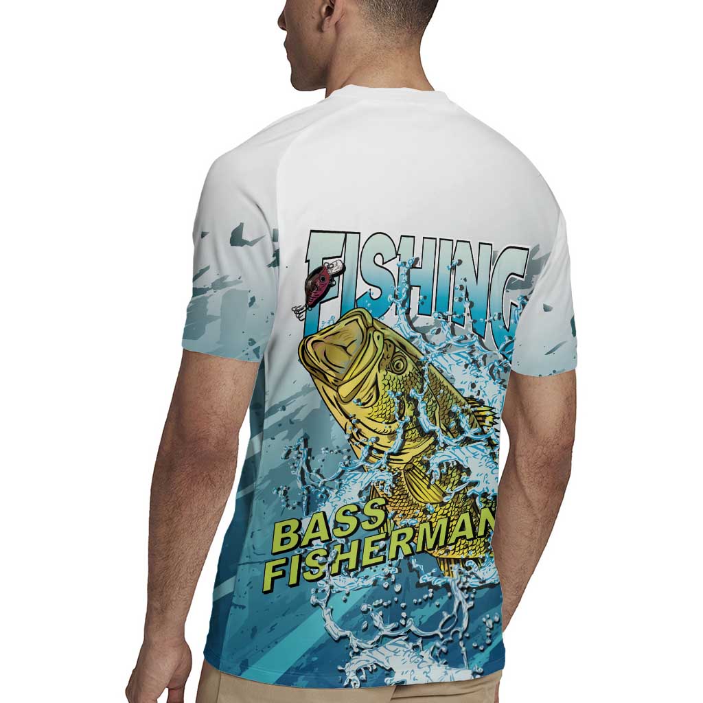 Bass Fishing Vintage Rugby Jersey - Wonder Print Shop