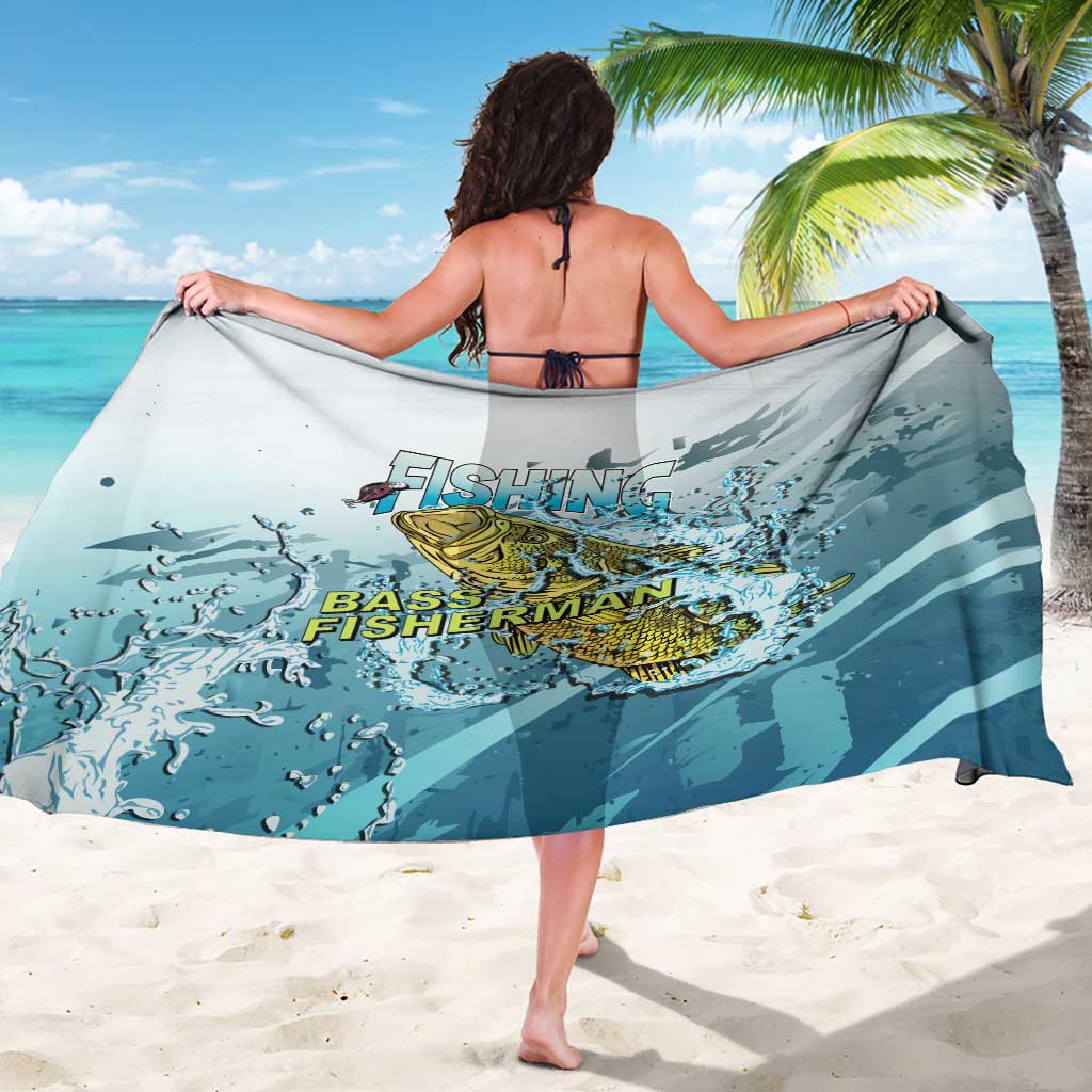 Bass Fishing Vintage Sarong - Wonder Print Shop