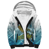 Bass Fishing Vintage Sherpa Hoodie - Wonder Print Shop