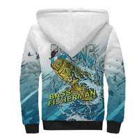 Bass Fishing Vintage Sherpa Hoodie - Wonder Print Shop