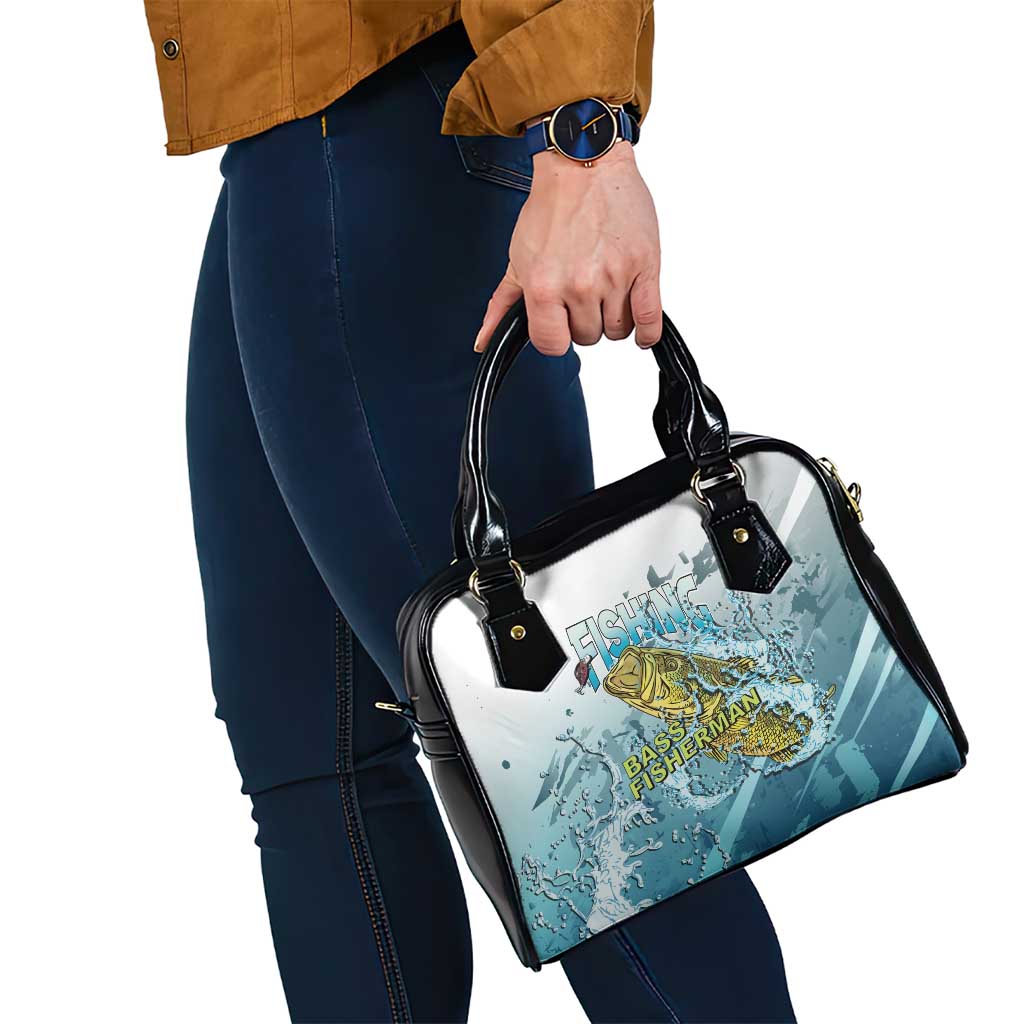 Bass Fishing Vintage Shoulder Handbag - Wonder Print Shop