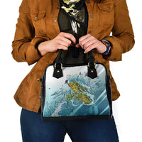 Bass Fishing Vintage Shoulder Handbag - Wonder Print Shop