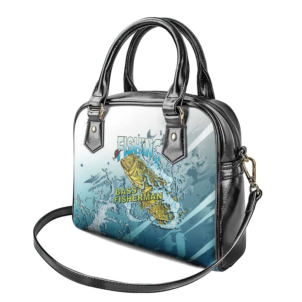Bass Fishing Vintage Shoulder Handbag - Wonder Print Shop