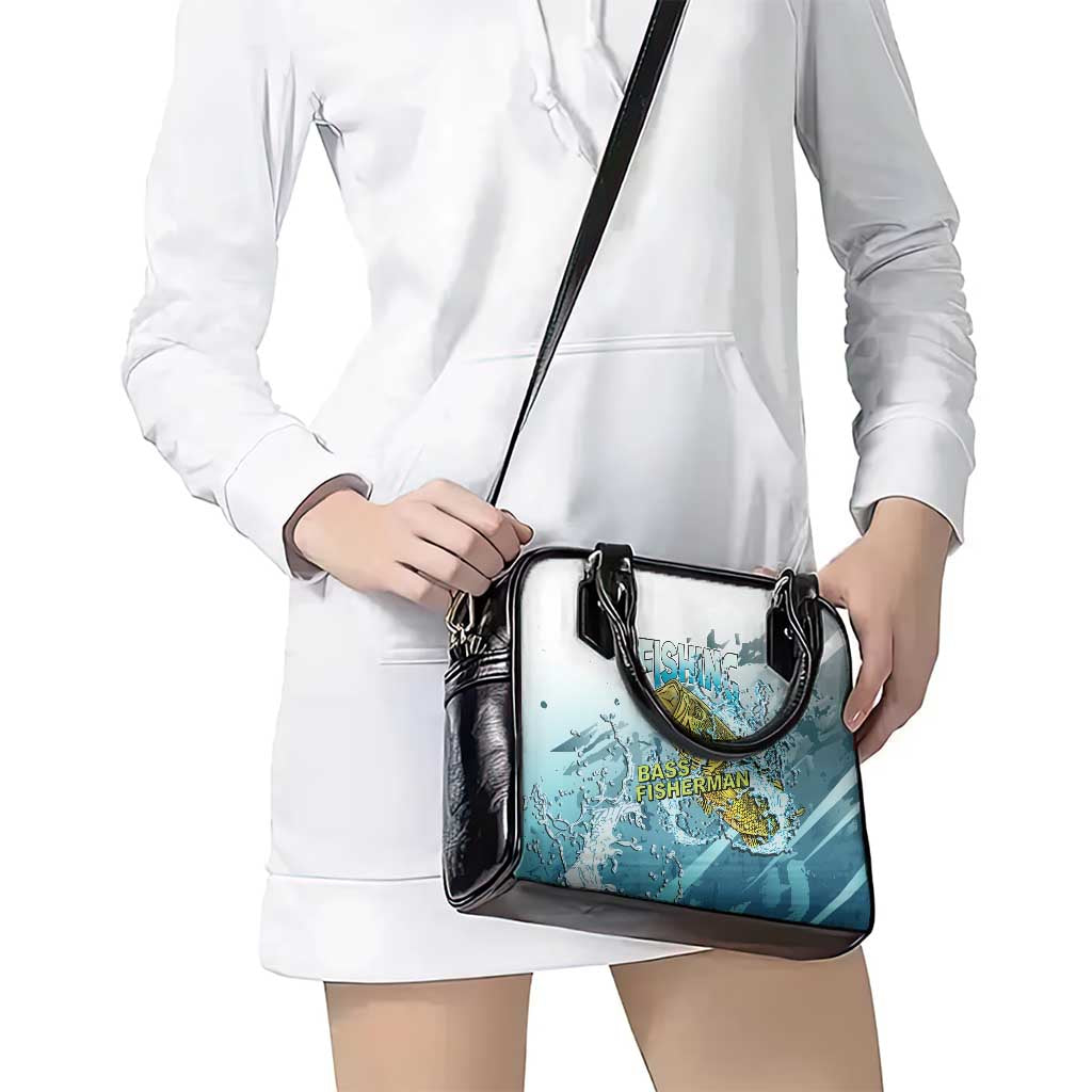 Bass Fishing Vintage Shoulder Handbag - Wonder Print Shop