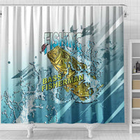 Bass Fishing Vintage Shower Curtain - Wonder Print Shop