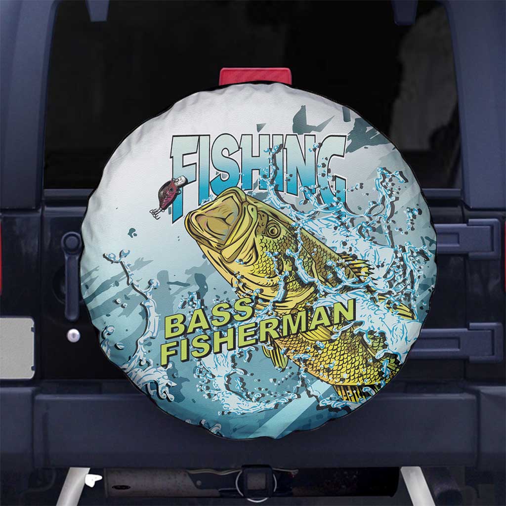 Bass Fishing Vintage Spare Tire Cover - Wonder Print Shop