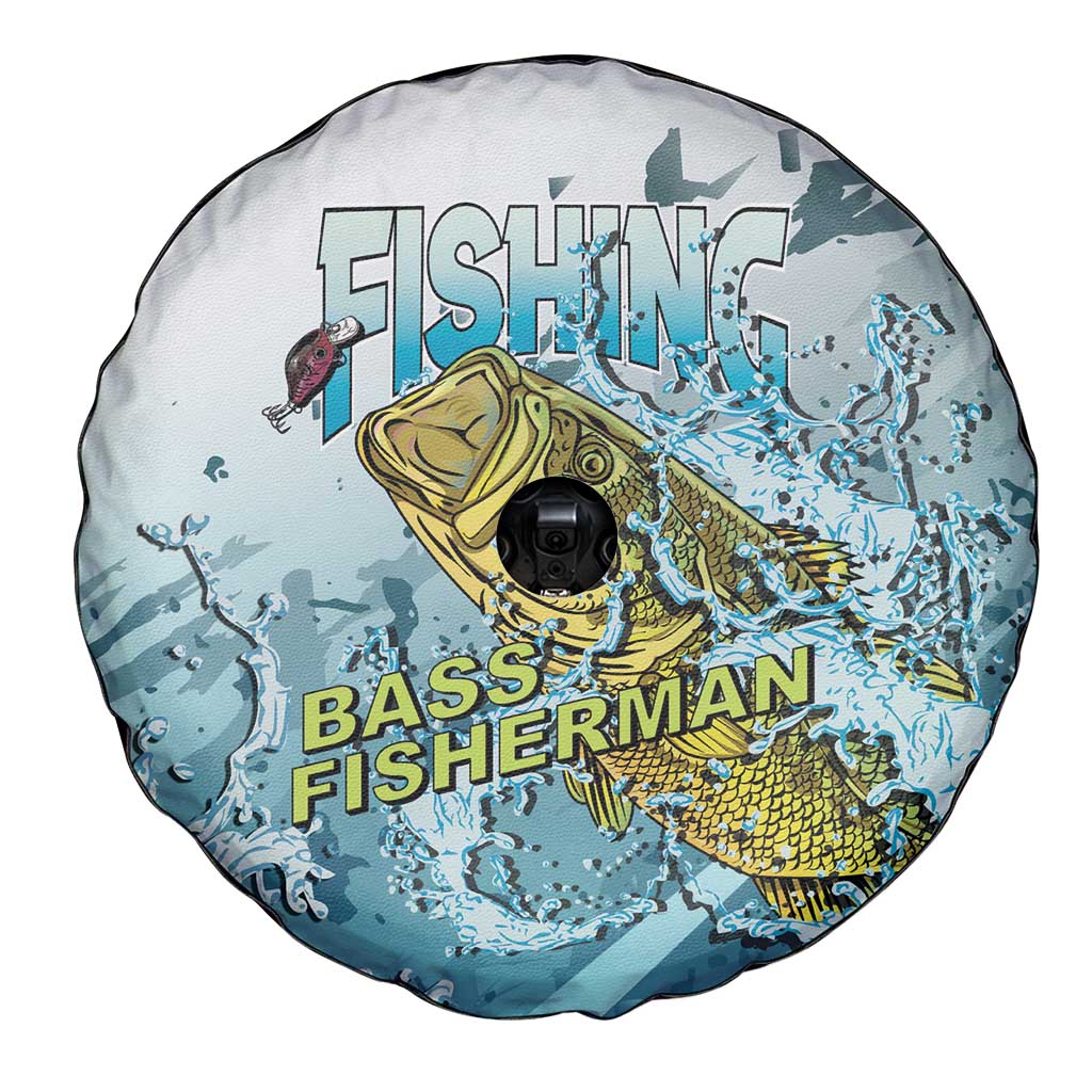 Bass Fishing Vintage Spare Tire Cover - Wonder Print Shop