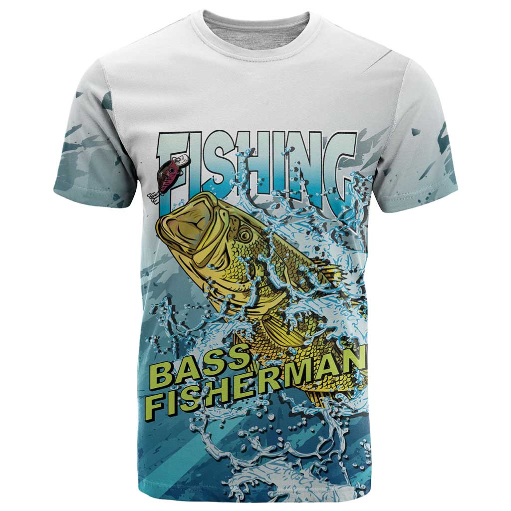 Bass Fishing Vintage T Shirt - Wonder Print Shop
