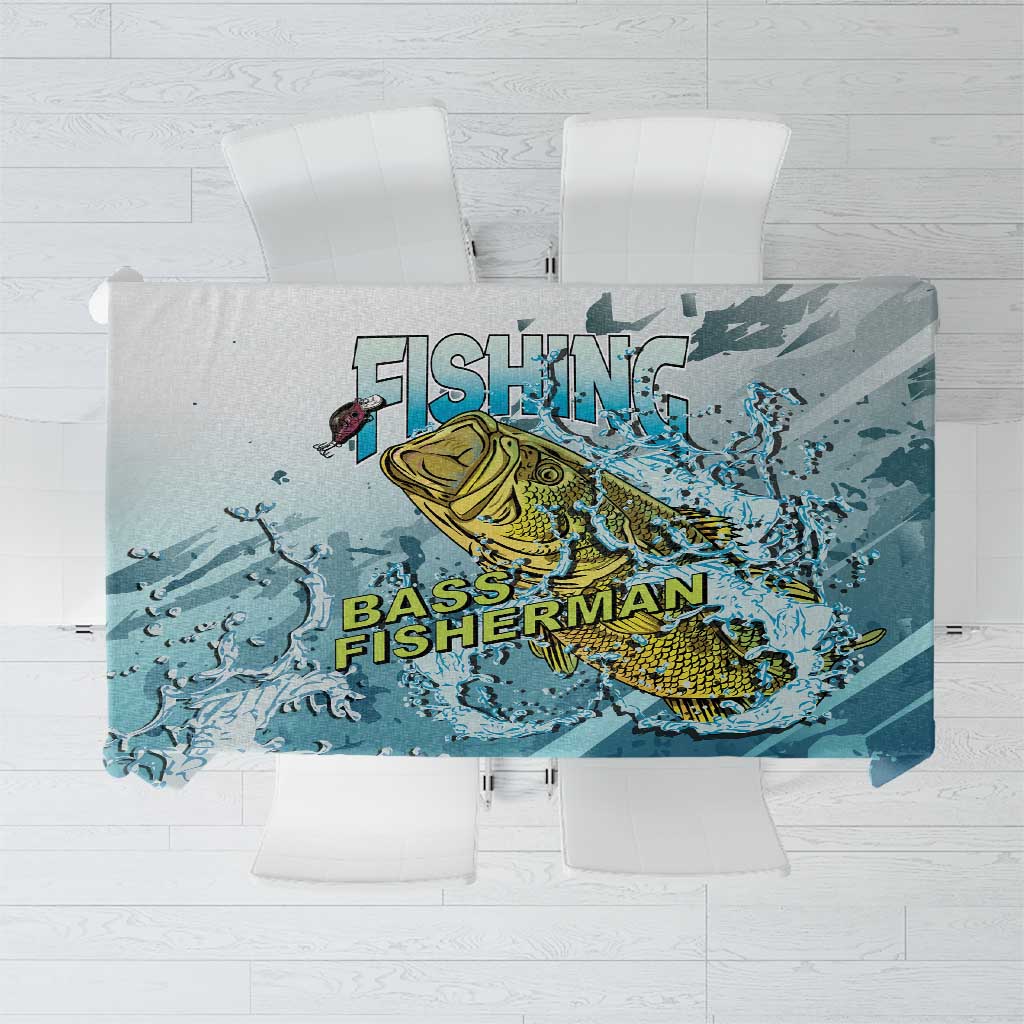 Bass Fishing Vintage Tablecloth - Wonder Print Shop