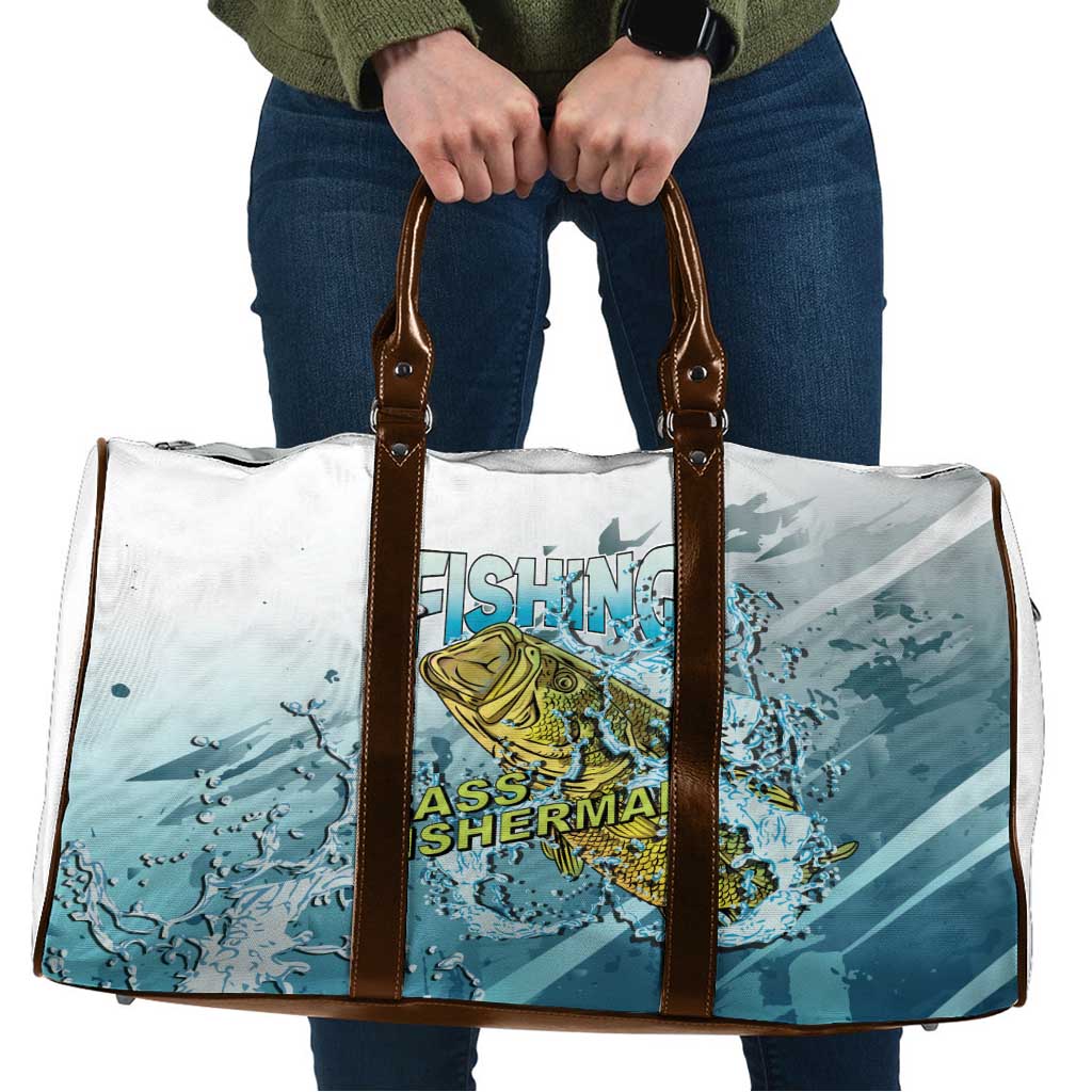 Bass Fishing Vintage Travel Bag - Wonder Print Shop
