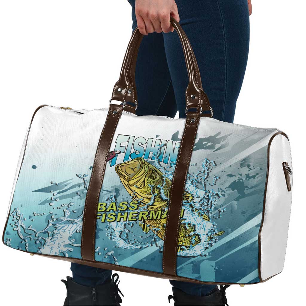 Bass Fishing Vintage Travel Bag - Wonder Print Shop