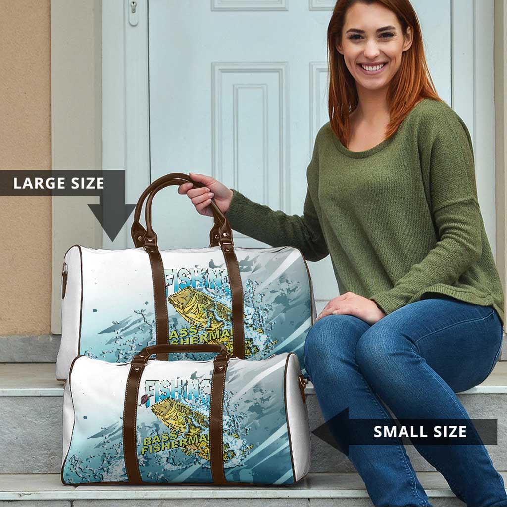 Bass Fishing Vintage Travel Bag - Wonder Print Shop
