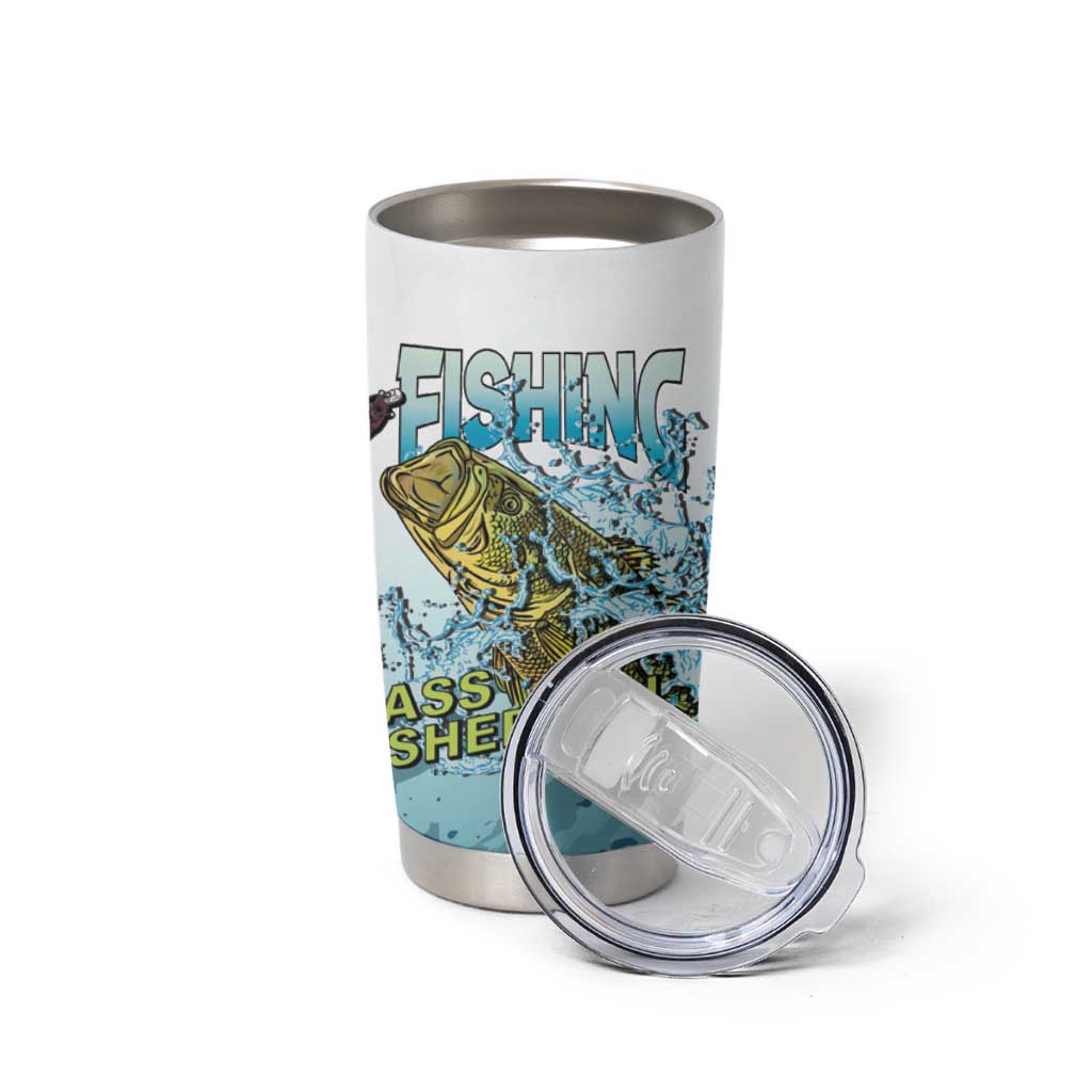 Bass Fishing Vintage Tumbler Cup - Wonder Print Shop