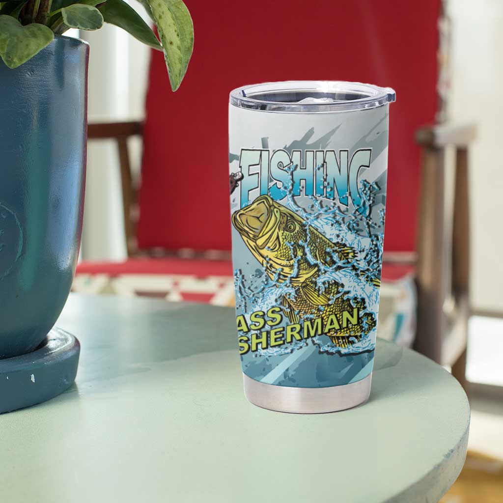Bass Fishing Vintage Tumbler Cup - Wonder Print Shop