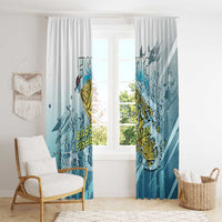 Bass Fishing Vintage Window Curtain - Wonder Print Shop
