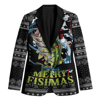 Funny Fishmas Bass Blazer Fish Santa Hat Christmas Vibes - Wonder Print Shop
