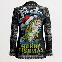 Funny Fishmas Bass Blazer Fish Santa Hat Christmas Vibes - Wonder Print Shop