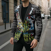 Funny Fishmas Bass Blazer Fish Santa Hat Christmas Vibes - Wonder Print Shop