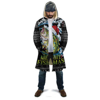 Funny Fishmas Bass Cloak Fish Santa Hat Christmas Vibes - Wonder Print Shop
