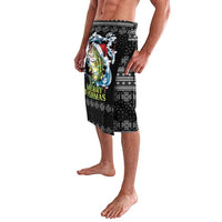 Funny Fishmas Bass Lavalava Fish Santa Hat Christmas Vibes - Wonder Print Shop