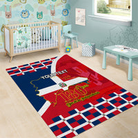 Dominican Republic 180th Years Independence Day Personalized Area Rug LT9 - Wonder Print Shop