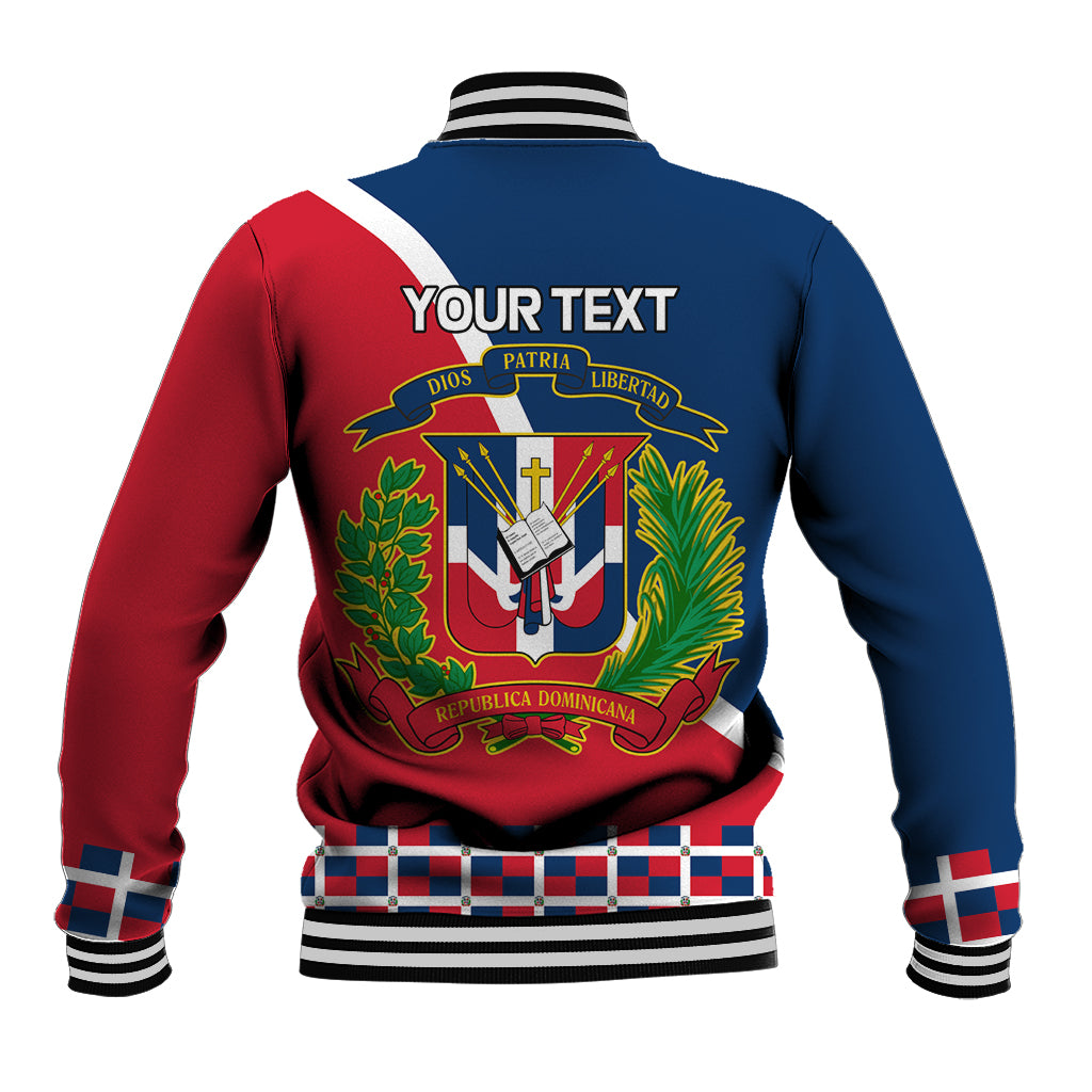 Dominican Republic 180th Years Independence Day Personalized Baseball Jacket LT9 - Wonder Print Shop