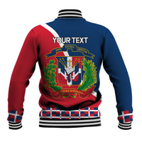 Dominican Republic 180th Years Independence Day Personalized Baseball Jacket LT9 - Wonder Print Shop