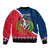 Dominican Republic 180th Years Independence Day Personalized Bomber Jacket LT9 - Wonder Print Shop