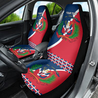 Dominican Republic 180th Years Independence Day Personalized Car Seat Cover LT9 - Wonder Print Shop