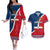 Dominican Republic 180th Years Independence Day Personalized Couples Matching Off The Shoulder Long Sleeve Dress and Hawaiian Shirt LT9 - Wonder Print Shop
