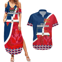 Dominican Republic 180th Years Independence Day Personalized Couples Matching Summer Maxi Dress and Hawaiian Shirt LT9 - Wonder Print Shop