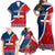 Dominican Republic 180th Years Independence Day Personalized Family Matching Off Shoulder Maxi Dress and Hawaiian Shirt LT9 - Wonder Print Shop