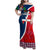 Dominican Republic 180th Years Independence Day Personalized Family Matching Off Shoulder Maxi Dress and Hawaiian Shirt LT9 - Wonder Print Shop