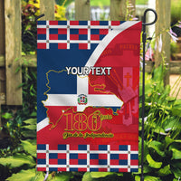 Dominican Republic 180th Years Independence Day Personalized Garden Flag - Wonder Print Shop