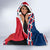 Dominican Republic 180th Years Independence Day Personalized Hooded Blanket