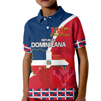 Dominican Republic 180th Years Independence Day Personalized Kid Polo Shirt - Wonder Print Shop