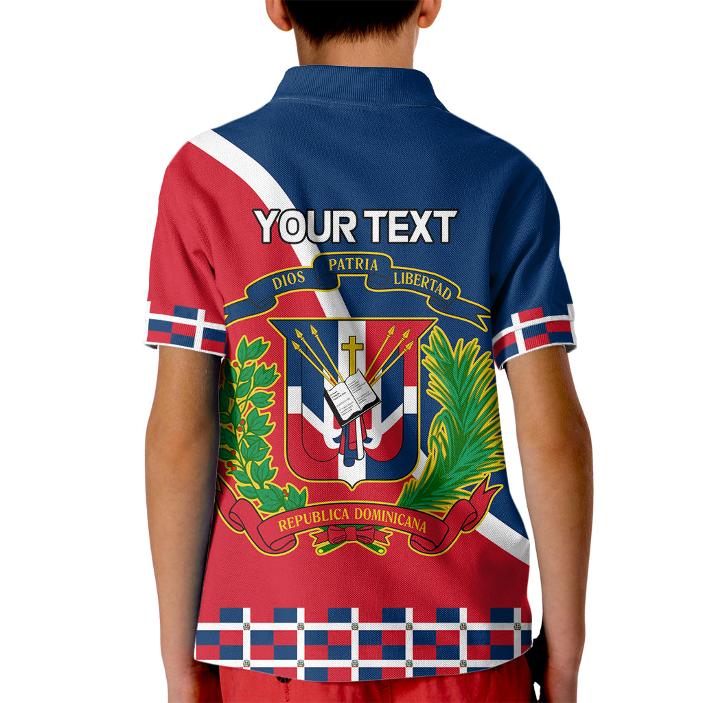 Dominican Republic 180th Years Independence Day Personalized Kid Polo Shirt - Wonder Print Shop