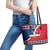 Dominican Republic 180th Years Independence Day Personalized Leather Tote Bag - Wonder Print Shop