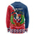 Dominican Republic 180th Years Independence Day Personalized Long Sleeve Shirt - Wonder Print Shop